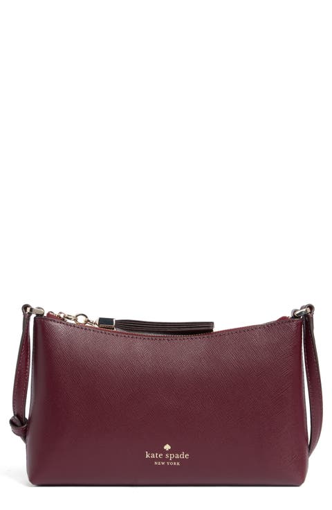 sadie saffiano leather small crossbody bag