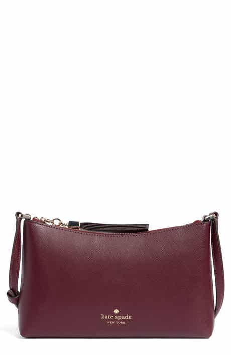 Kate Spade New York sadie saffiano leather small crossbody bag