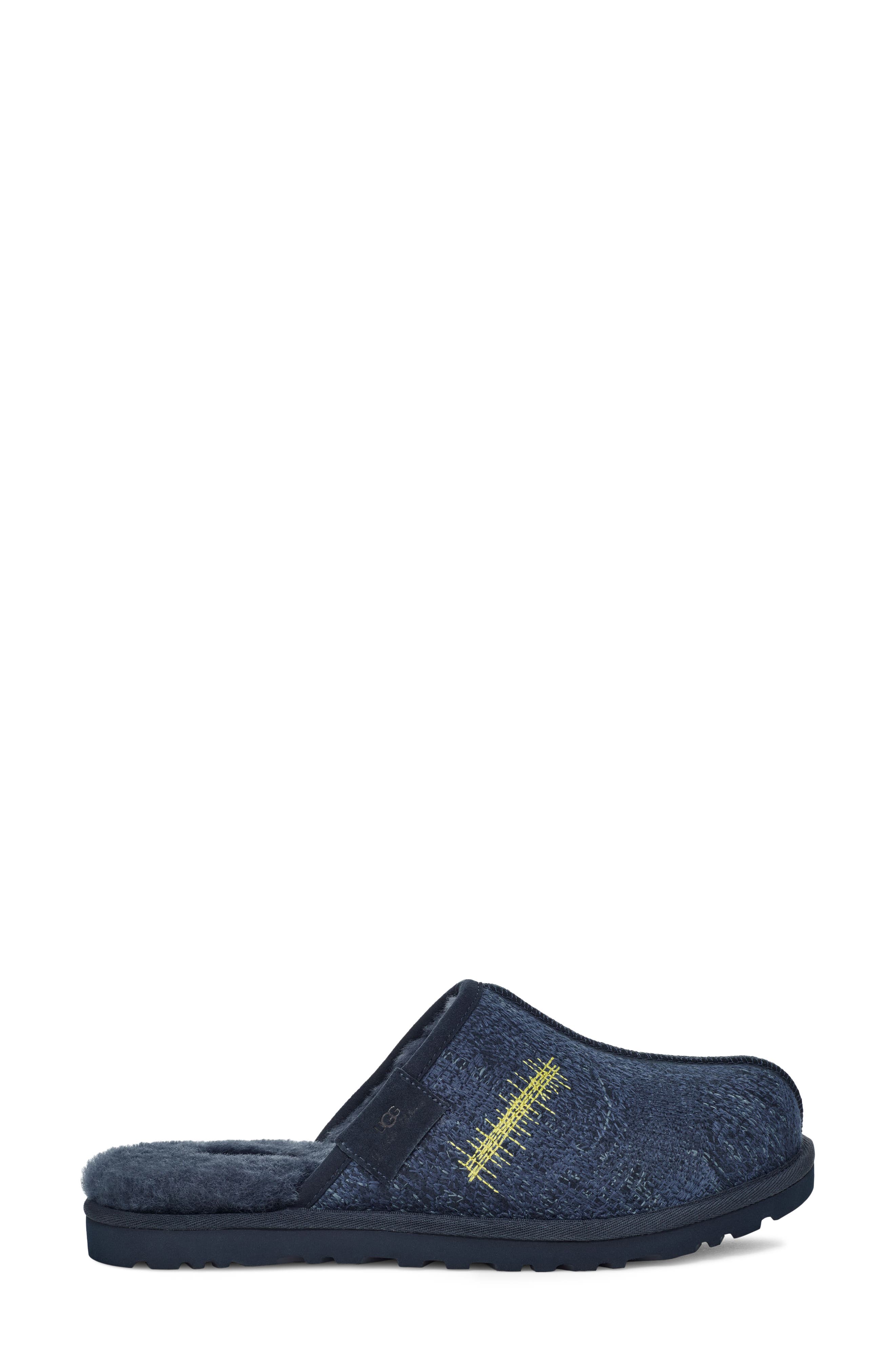 UGG<sup>®</sup> x The Elder Statesmen Gender Inclusive Genuine Shearling Lined Slide Slipper, Alternate, color, 