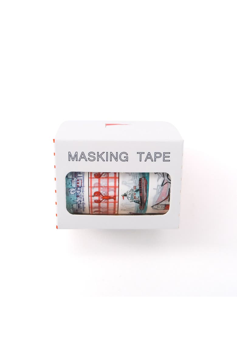 Salty Life Everyday Beach/Nautical Masking Tape - 4ct Rolls, Assorted, Alternate, color, Multi-Pack