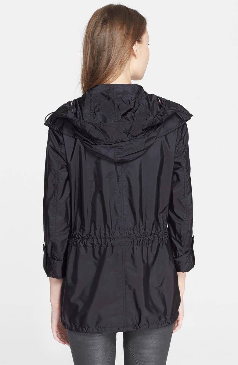 Burberry Brit 'Maidleigh' Hooded Roll Sleeve Jacket, Alternate, color,