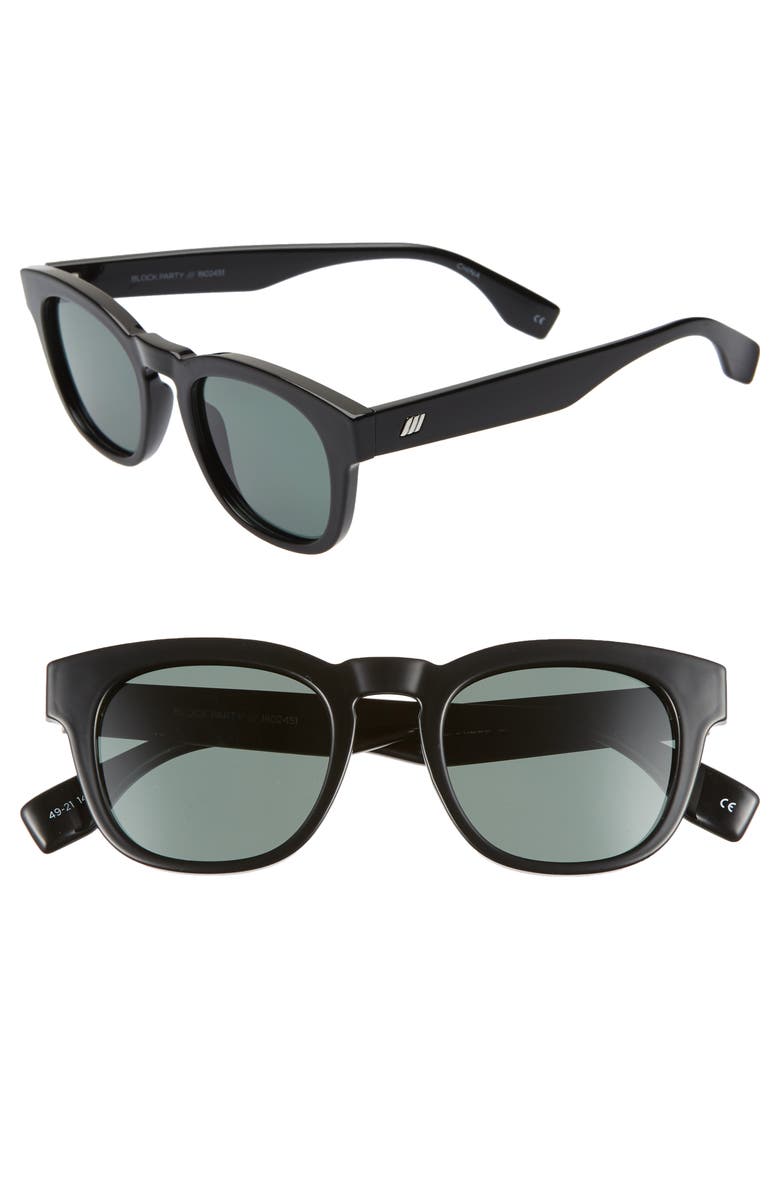 Le Specs Block Party 49mm Polarized Sunglasses, Main, color, 