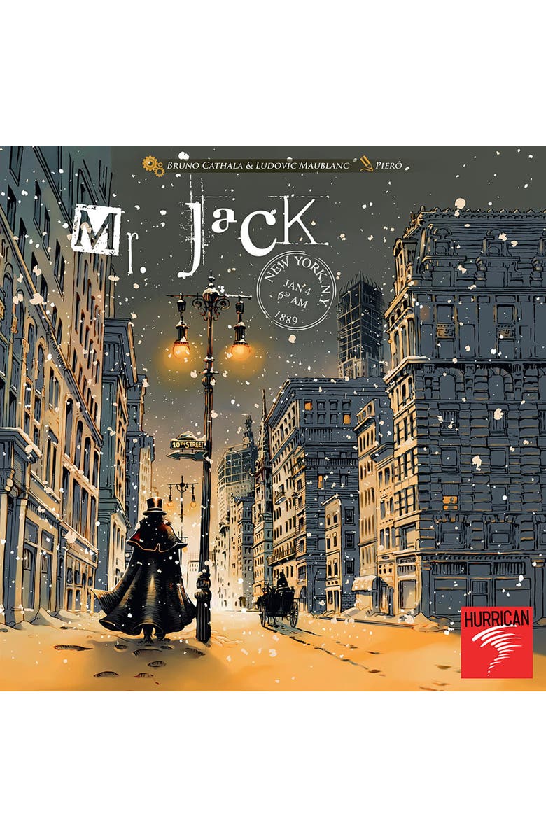 Hurrican Mr. Jack New York Tactical Detective Board Game, Ages 14+, 2 Players, 30 Min, Alternate, color, Multicolored