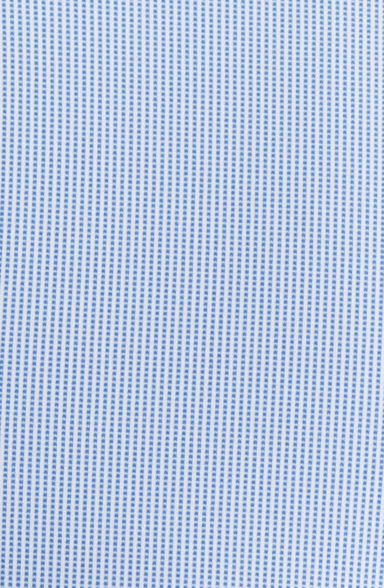 Bugatchi Julian Shaped Fit Stretch Button-Up Shirt, Alternate, color, Classic Blue