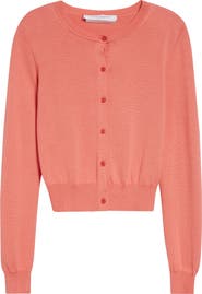 Carolina Herrera Silk & Cotton Cardigan