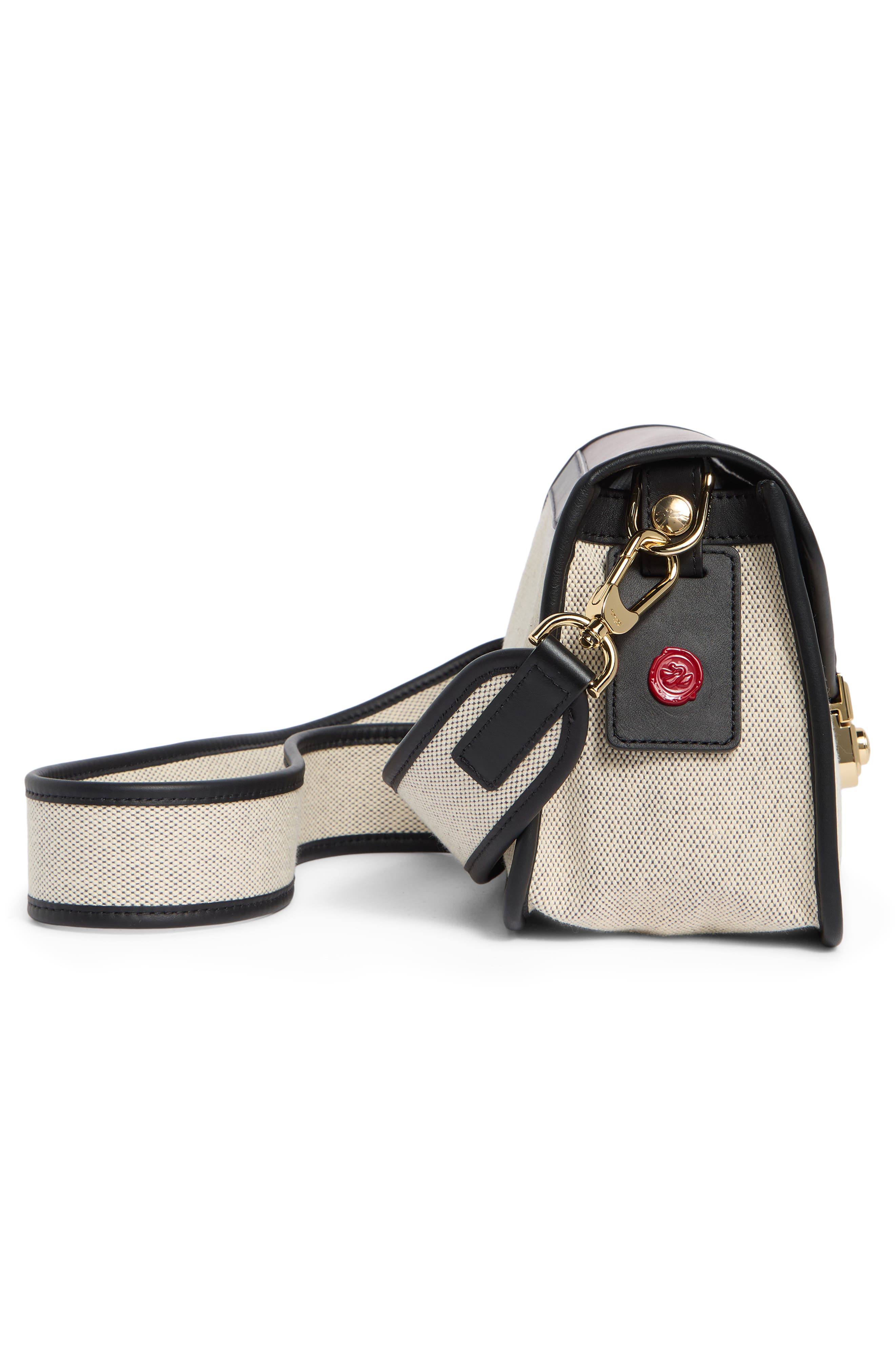 Longchamp Mademoiselle Crossbody Bag, Alternate, color, Ecru