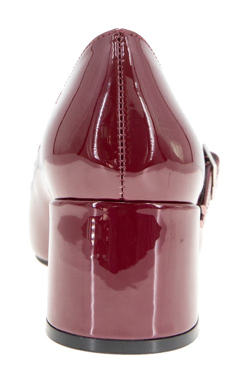 Reaction Kenneth Cole Leeann Studded Mary Jane Pump In Red