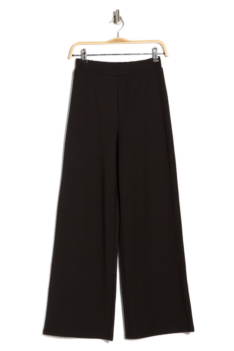 Cappucino Wide Leg Pants, Alternate, color, BLACK