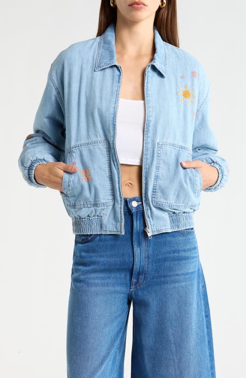 The Put Me in Coach Embroidered Denim Coach's Jacket