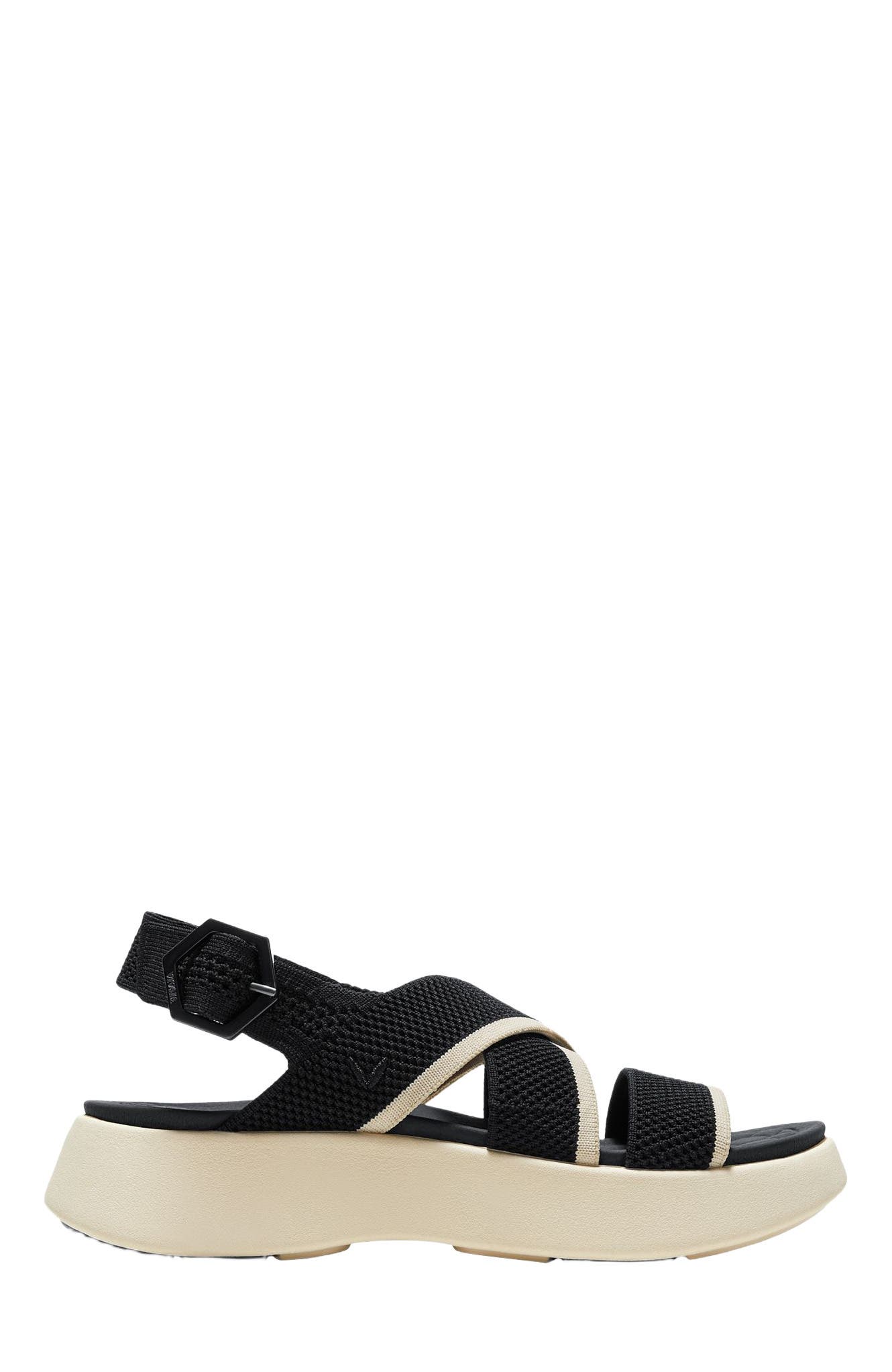 VIVAIA AdaptAll Sport Sandals, Alternate, color, Black Cream Ivory