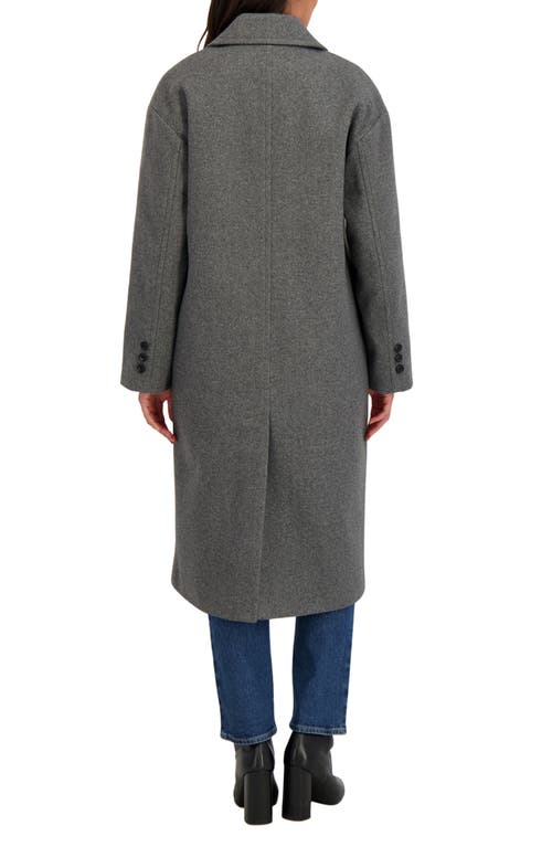 Sebby Double Breasted Coat In Gray