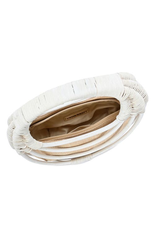 Antik Kraft Wicker Circle Handbag