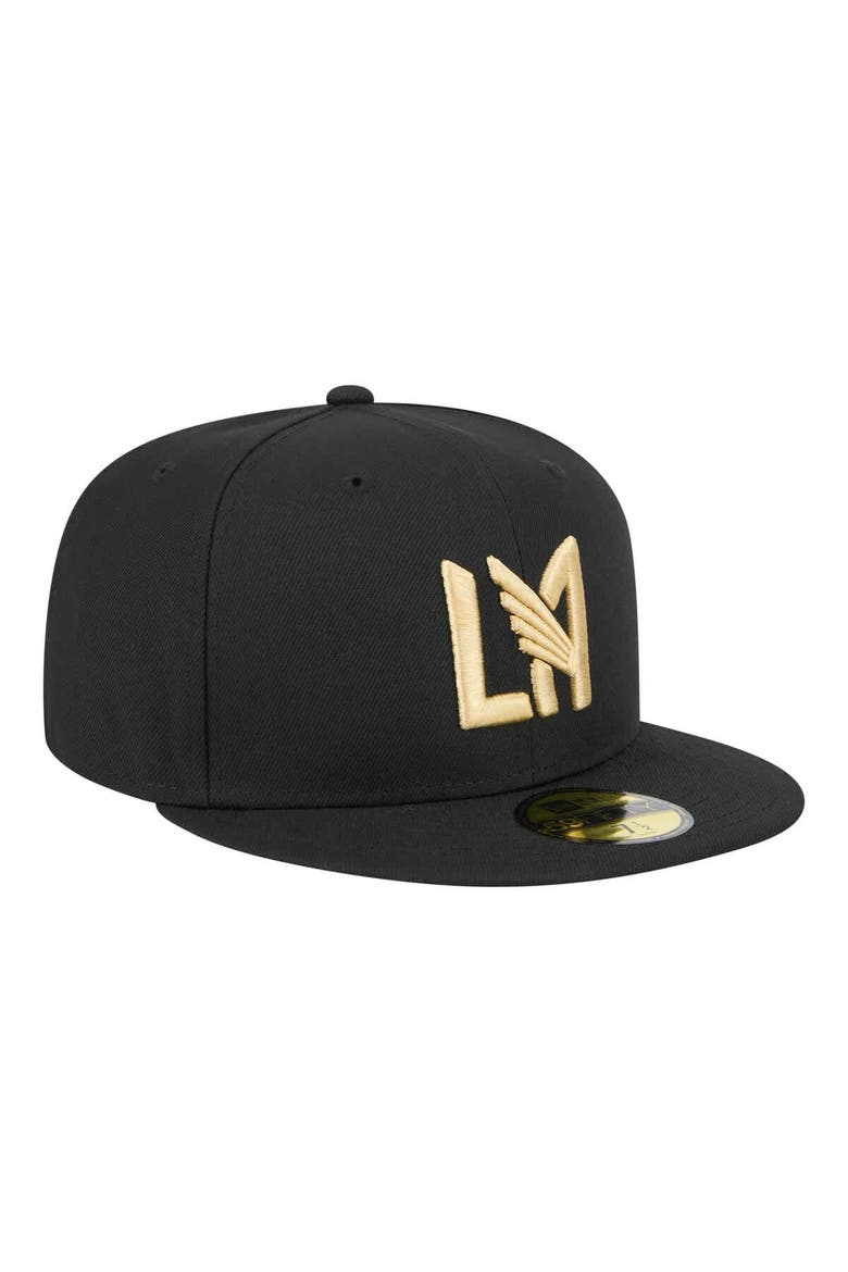 Men's New Era Black LAFC Kickoff 59FIFTY Fitted Hat, Alternate, color, Black