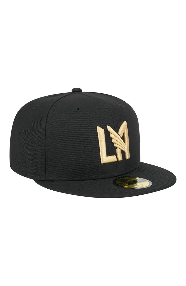 New Era Men's New Era Black LAFC Kickoff 59FIFTY Fitted Hat, Alternate, color, Black
