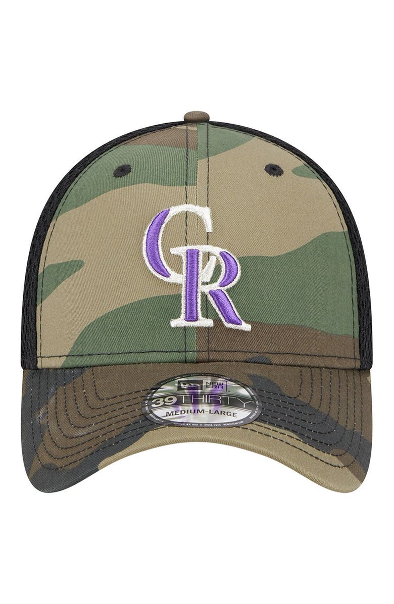 New Era Men's New Era Camo Colorado Rockies Team Neo 39THIRTY Flex Hat, Alternate, color, Camo