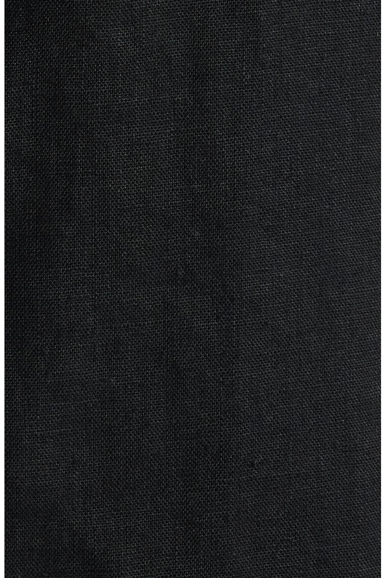 Ola Linen Short Sleeve Button-Up Shirt, Alternate, color, NIGHT
