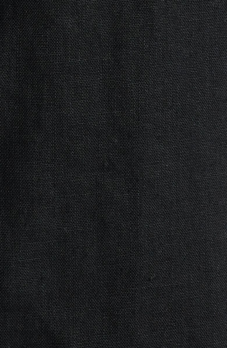 ALEX CRANE Ola Linen Short Sleeve Button-Up Shirt, Alternate, color, Night