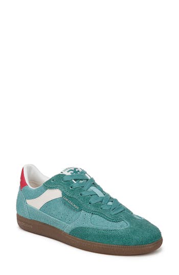 Sam Edelman Kallen Sneaker Marine Green Leather In Green