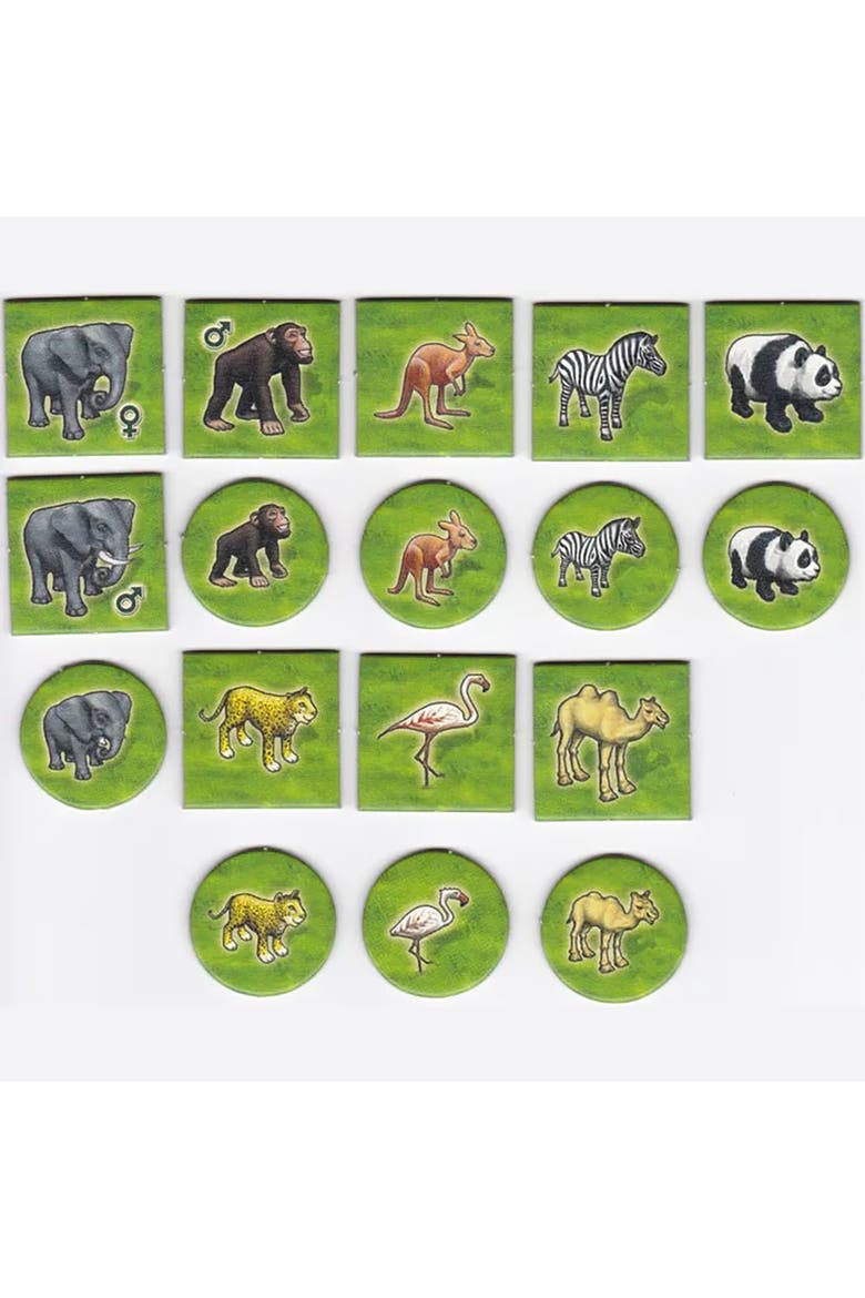 Rio Grand Games Zooloretto Animal Set Collecting Card Game, Age 14+, Alternate, color, Multicolored
