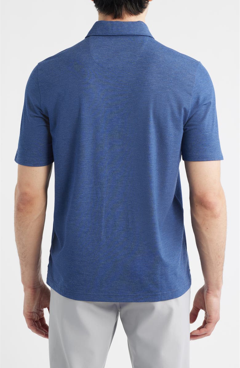 Johnston & Murphy XC<sup>®</sup> Apex Performance Polo, Alternate, color, Navy Heather