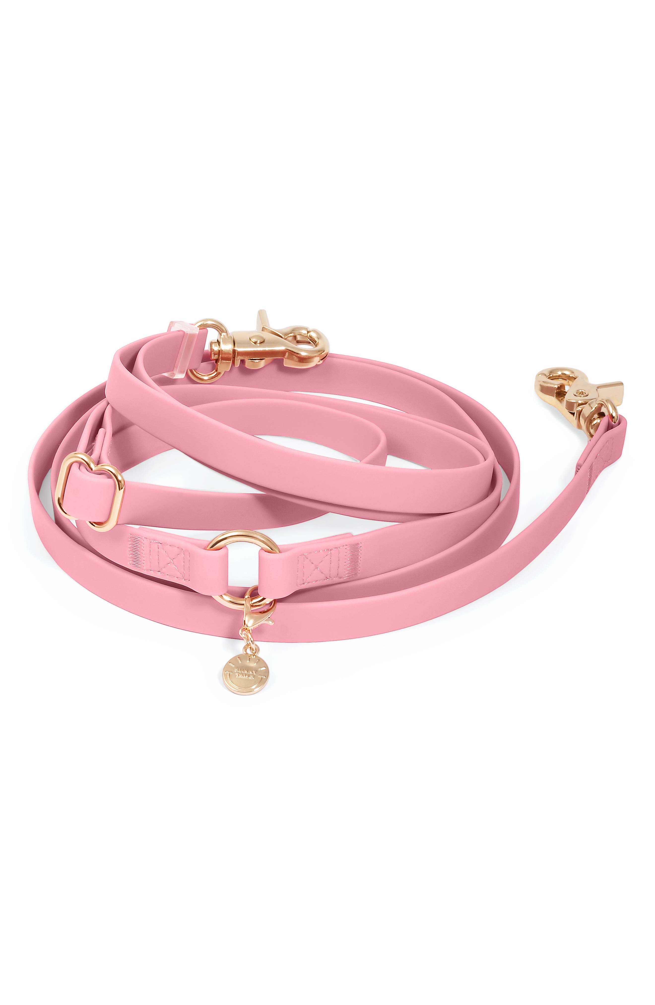 SUNNY TAILS 4-in-1 Convertible Hands Free Leash in Perfect Pink 