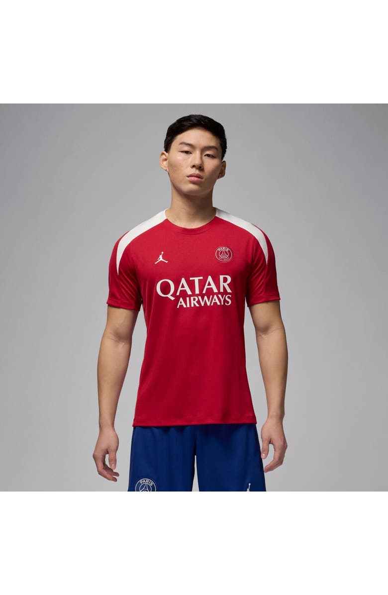 Jordan Brand Men's Jordan Brand Red Paris Saint-Germain 2024/25 Fourth Strike Performance Top, Alternate, color, 