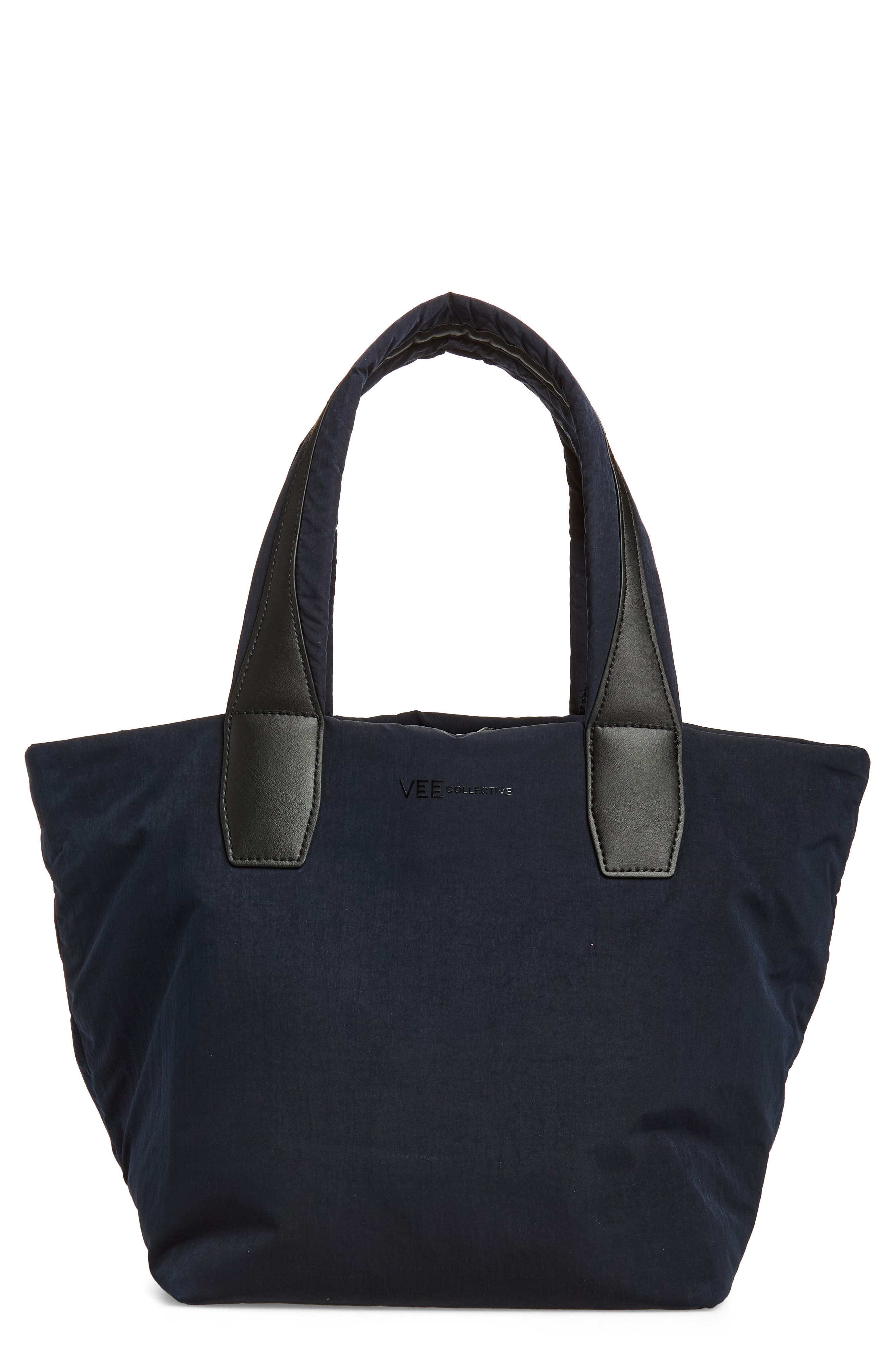 VeeCollective Small Essence Tote, Main, color, Midnight Trench Blue