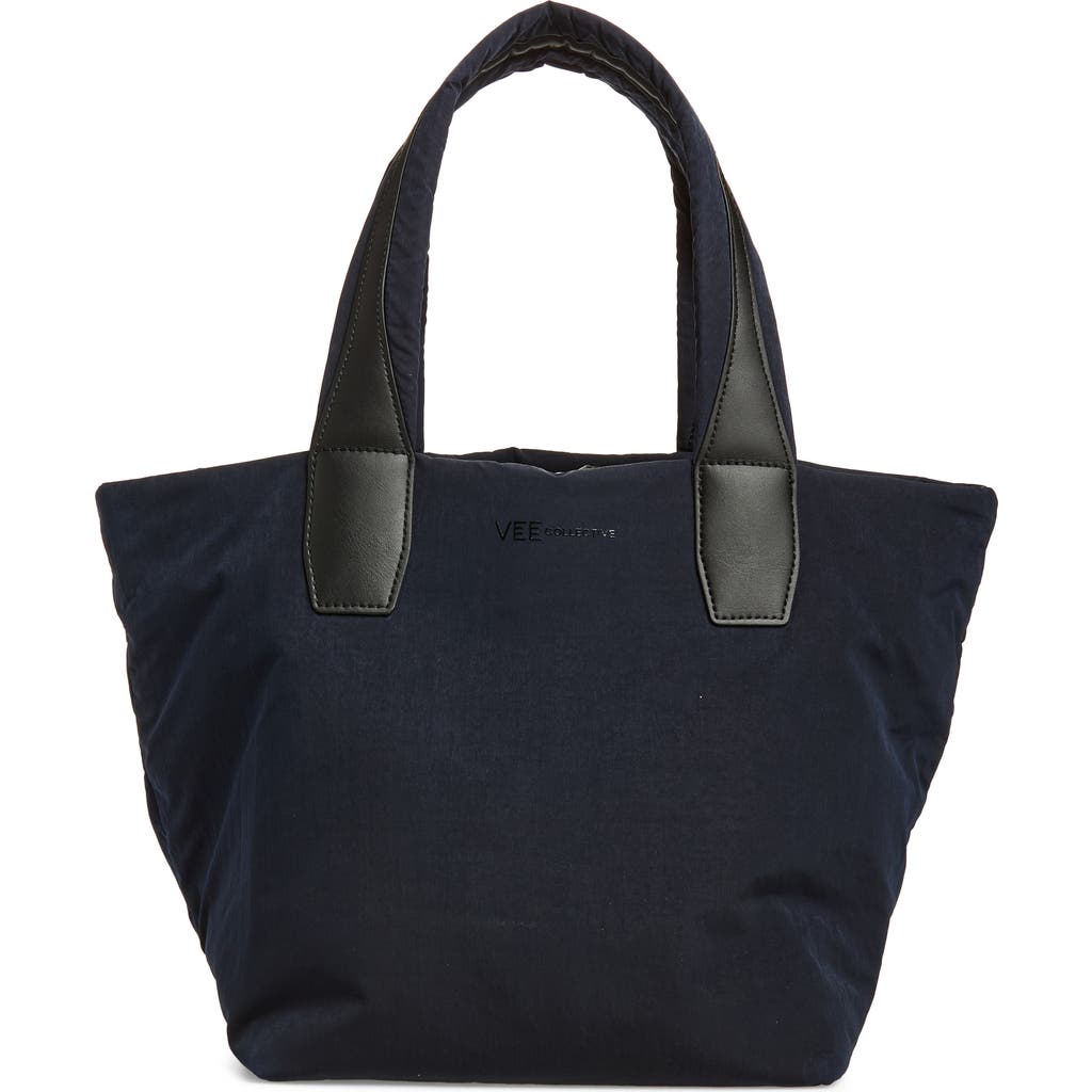 VeeCollective Small Essence Tote in Midnight Trench Blue at Nordstrom