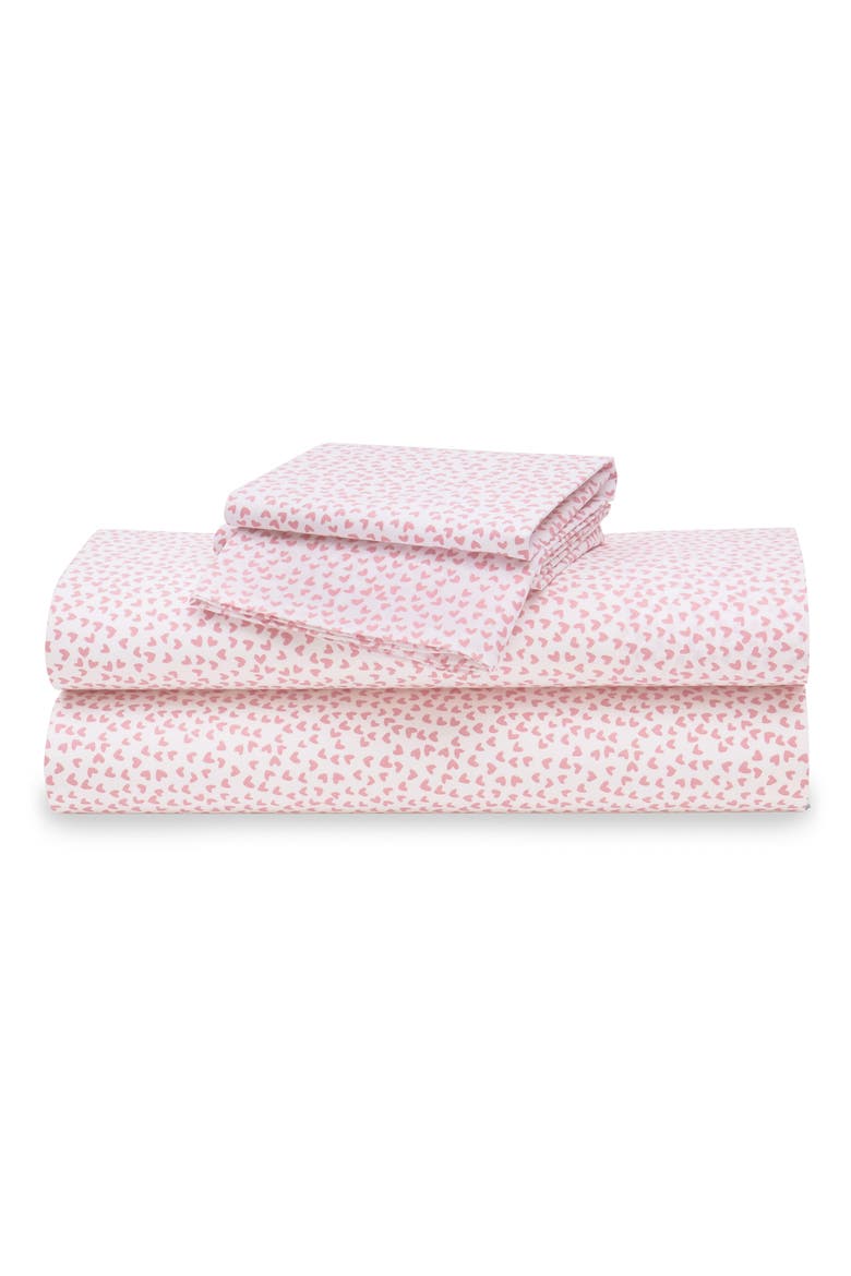 Signature Collection Sweethearts Sheet Set, Main, color, PINK