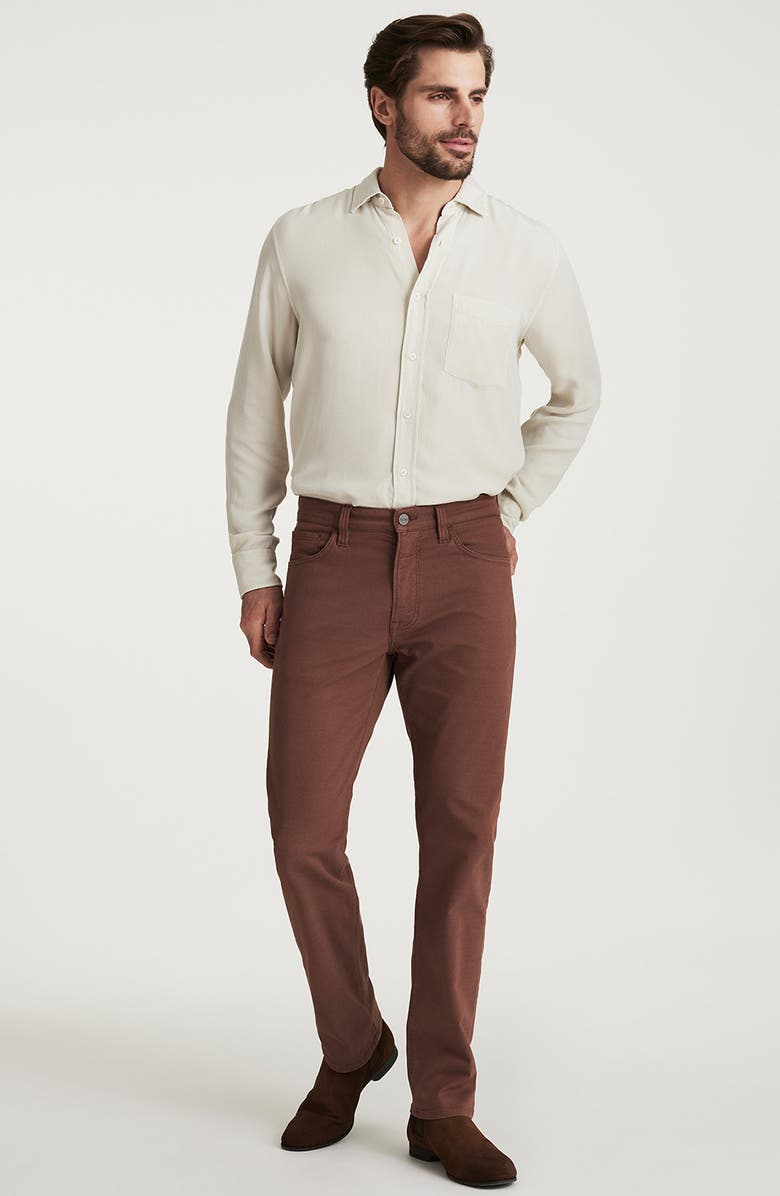 34 Heritage Courage CoolMax<sup
®</sup
 Straight Leg Twill Pants, Alternate, color, Cappucino Coolmax