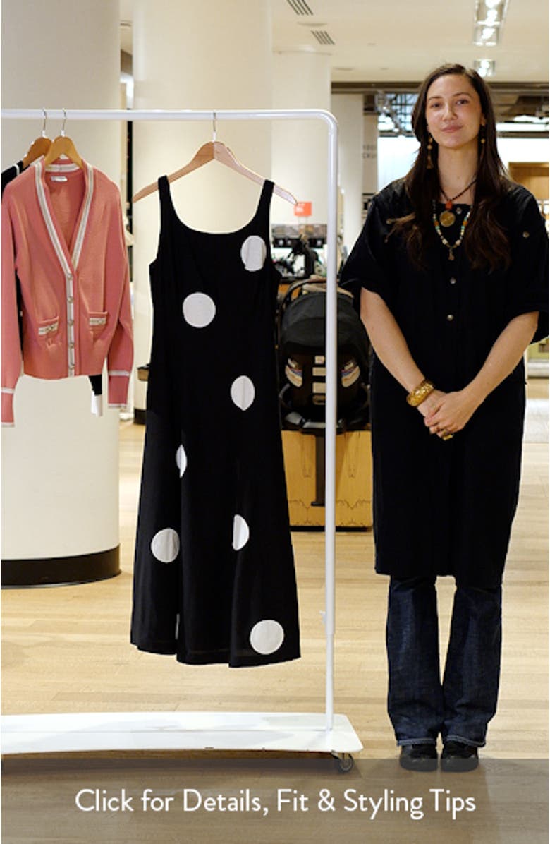 The Lucie Dot Midi Dress, sales video thumbnail