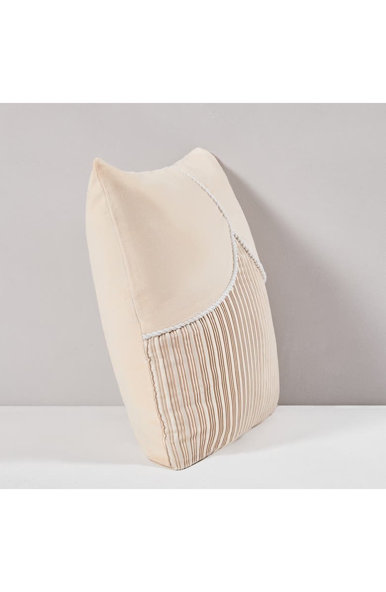 Chuks Collins x Lush Decor Seta Pillow Cover, Alternate, color, Ivory