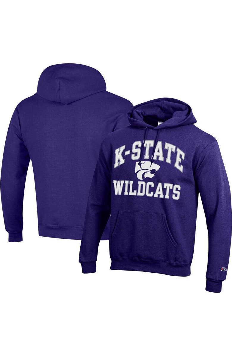 Champion Men's Champion Purple Kansas State Wildcats High Motor Pullover Hoodie, Main, color, Purple