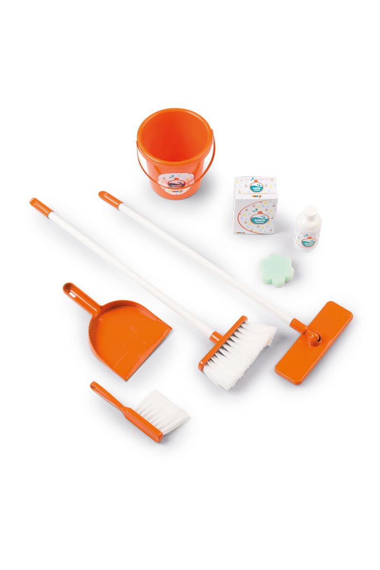 Kids Cleaning Trolley Pretend Play Toy, Alternate, color, Multicolored