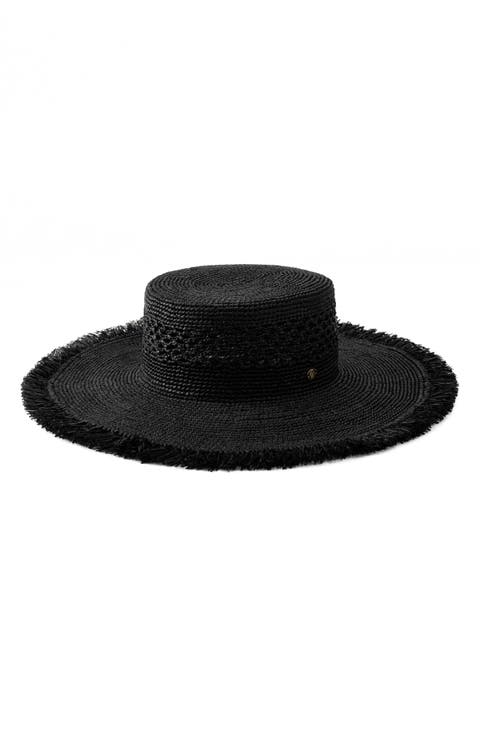 Ivy Raffia Boater