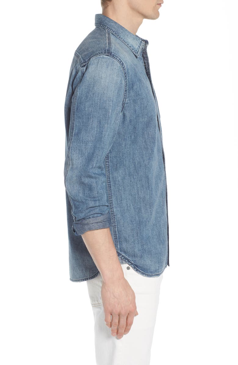 AG Nelson Slim Fit Sport Shirt, Alternate, color, 11 Years Castor