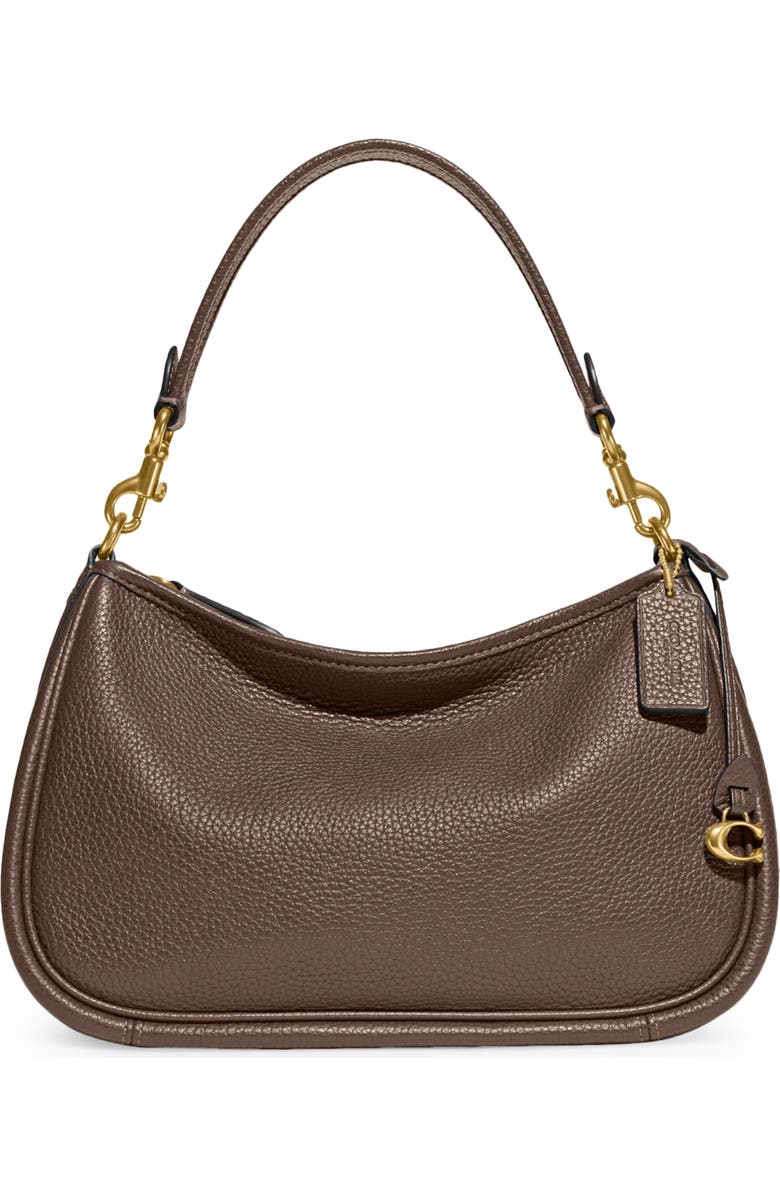 COACH Cary Soft Pebbled Leather Crossbody Bag, Main, color, B4/Dark Stone