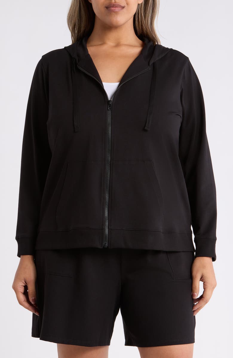 Eileen Fisher Hooded Zip Jacket, Alternate, color,