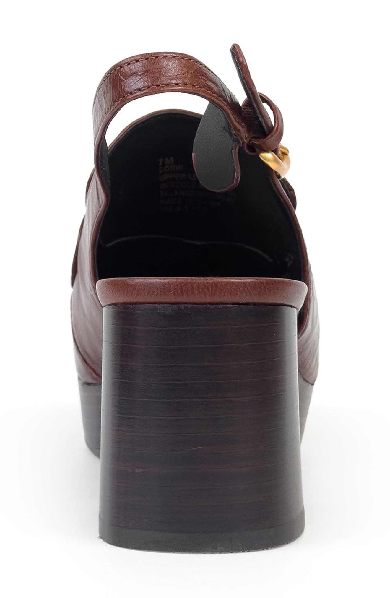 Aerosoles Sorin Slingback Bit Loafer Pump, Alternate, color, Sequoia Leather