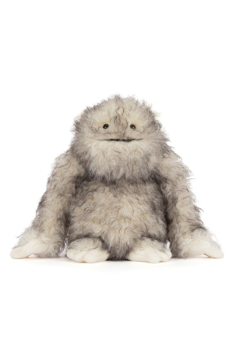 Jellycat Bretti Yeti Large Plushie, Main, color, Grey