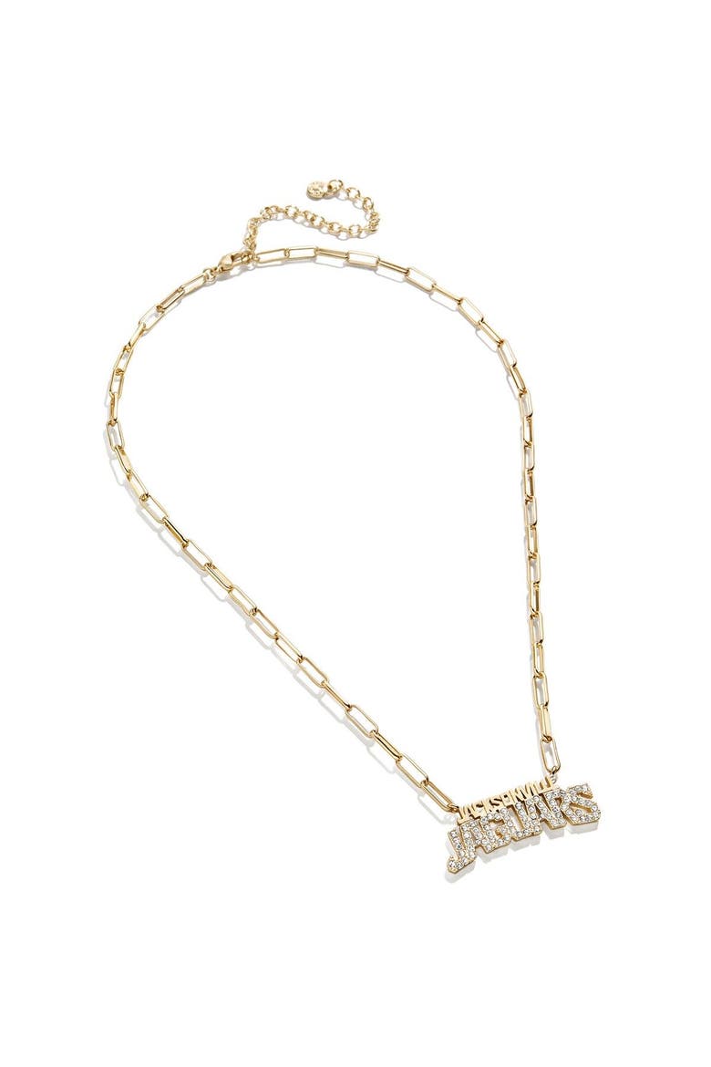 Women's Jacksonville Jaguars Paperclip Chain Necklace, Alternate, color, Gold