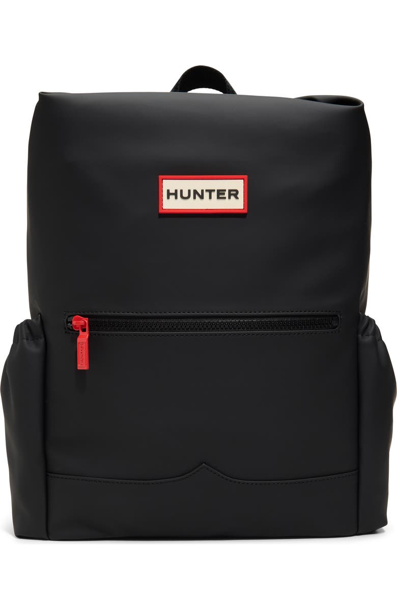 Hunter Top Clip Backpack, Main, color, Black