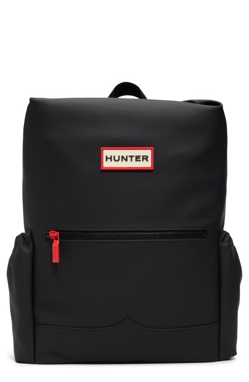 Hunter Top Clip Backpack In Black