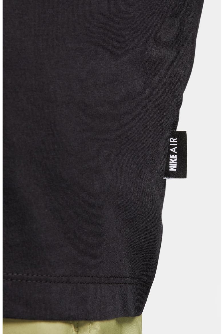 Air Graphic T-Shirt, Alternate, color, 010 BLACK