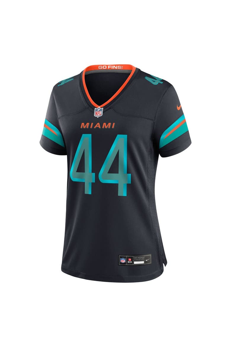Women's Nike Chop Robinson Pitch Blue Miami Dolphins 2025 Rivalries Collection Game Jersey, Alternate, color, Navy