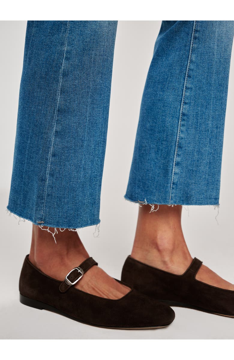 DL1961 Bridget Instasculpt High Waist Raw Hem Ankle Bootcut Jeans, Alternate, color, 