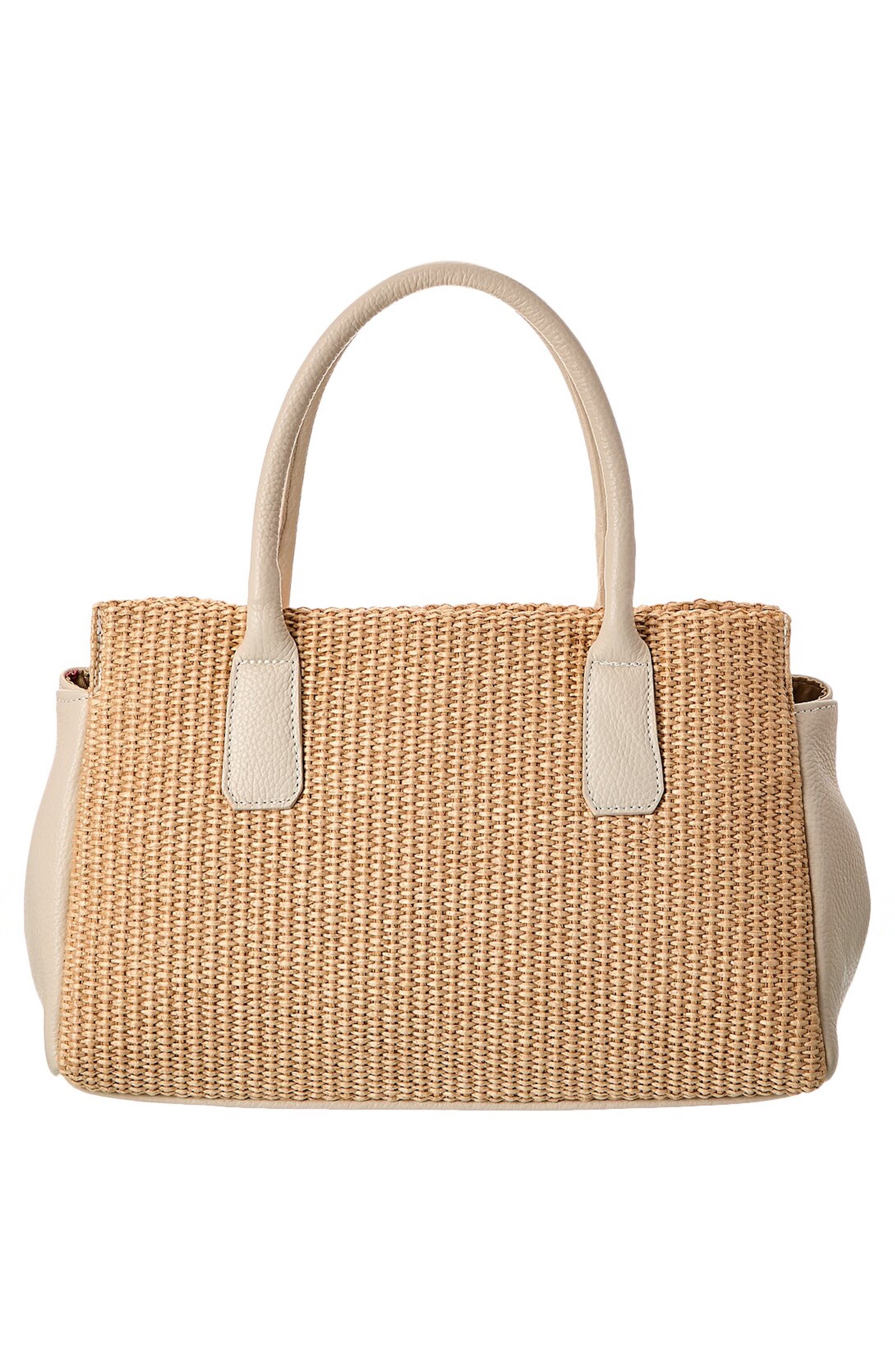 Lyra Raffia Tote Bag
