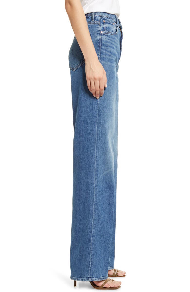 MOTHER The Maven High Waist Wide Leg Jeans, Alternate, color, 