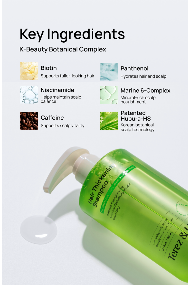 Hair Thickening Shampoo, Alternate, color, Green
