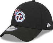 New Era Men's New Era Black Tennessee Titans  Main 39THIRTY Flex Hat